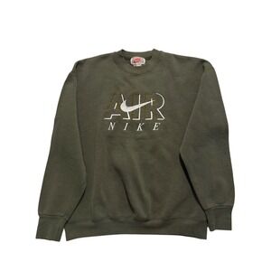Vintage Nike Air olive crewneck sweatshirt USA Size XL #90s